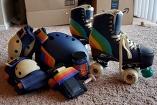 ROLLER SKATES  GEAR Chaya Melrose Elite Love is Love Edition Size US 8 Women