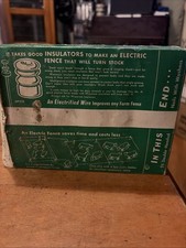 (25) WP22E WISCONSIN INSULATORS WITH NAILS AND WASHERS, NEW