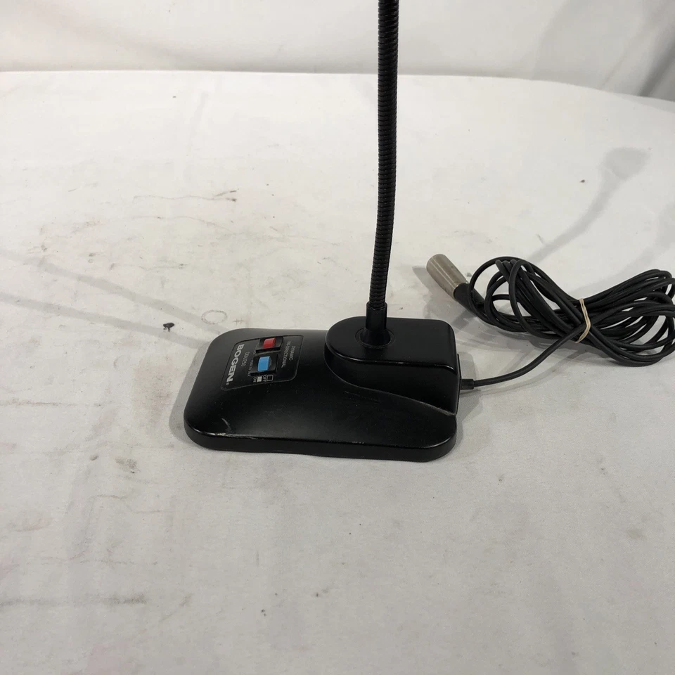 Bogen DDU250 Microphone Desktop 16" Dynamic Gooseneck Paging Podium Mic EUC! - Image 3 of 4