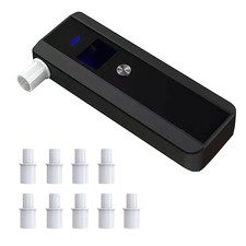 Breath Alcohol Analyzer Tester Digital Police Breathalyzer Test Tool