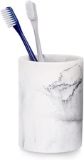 Toothbrush Holder for Bathroom Marble Look, Electric Toothbrush