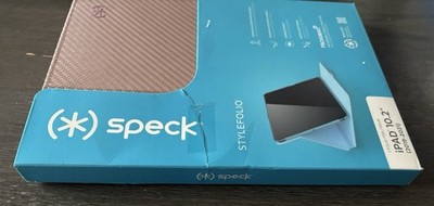 Brand  New Speck Products iPad 10.2  style folio with Microban  Metal Gold Rose 