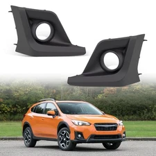 Pair Fog Light Cover Lamp Bezel Left & Right For 2018-2020 Subaru Crosstrek