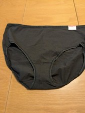 Lane Bryant Cacique 18/20 Cotton High Leg Briefs Black