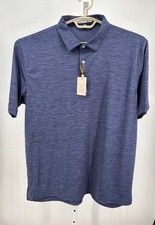 Peter Millar Crown Sport Featherweight M lange Performance Polo Shirt Men XL NWT