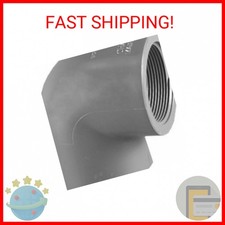 Charlotte Pipe Schedule 80 3/4 in. Socket x 3/4 in. Dia. FPT PVC 90 Degree Elbow