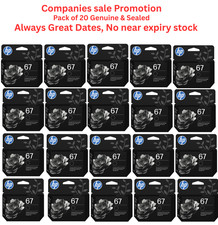 20 Pack HP 67 Black Original Ink Cartridge, 2400 pages, 3YM56AN-LIMITED OFFER