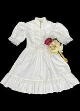 Vintage Girl's White Gunne Sax Dress - Size 8 - Easter/Communion Dress
