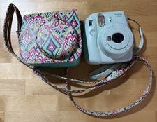 Fujifilm Instax Mini 9 Instant Camera - Mint Green With Case - Tested