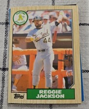 1987 Topps Traded - Reggie Jackson #52T