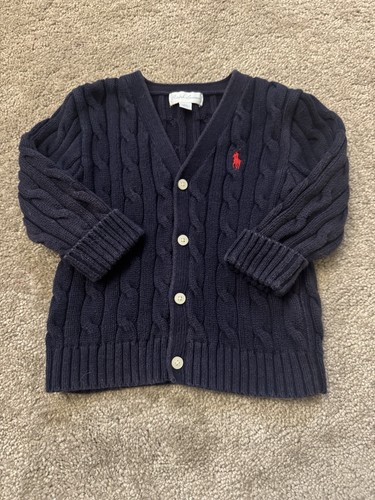 Ralph Lauren Boys Cardigen. Size 12 Months. - Picture 8 of 11