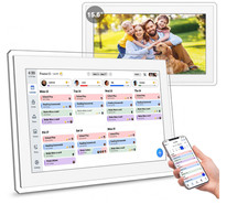 Yemsd 15.6in Digital Calendar  Photo Frame Family Chore Chart Touchscreen