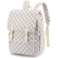 Women Laptop Backpack, Corduroy 15.6" Travel Backpack for Work College Busine...