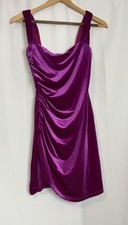 Nookie Fuchsia Velvet Mini Dress Going Out Event Date Night Y2K Bachelorette