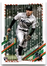 2021 Topps Holiday Jose Devers RC Miami Marlins #HW116