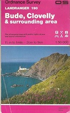 Landranger Maps: Bude, Clovelly and Surr... by Ordnance Survey Sheet map, folded