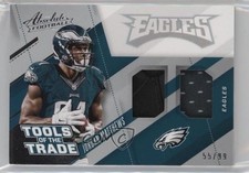 2017 Panini Absolute Tools of the Trade Double /99 Jordan Matthews #25 e3g