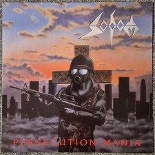 Sodom Persecution Mania LP 1987 Super Rare First German Press Steamhammer Vinyl