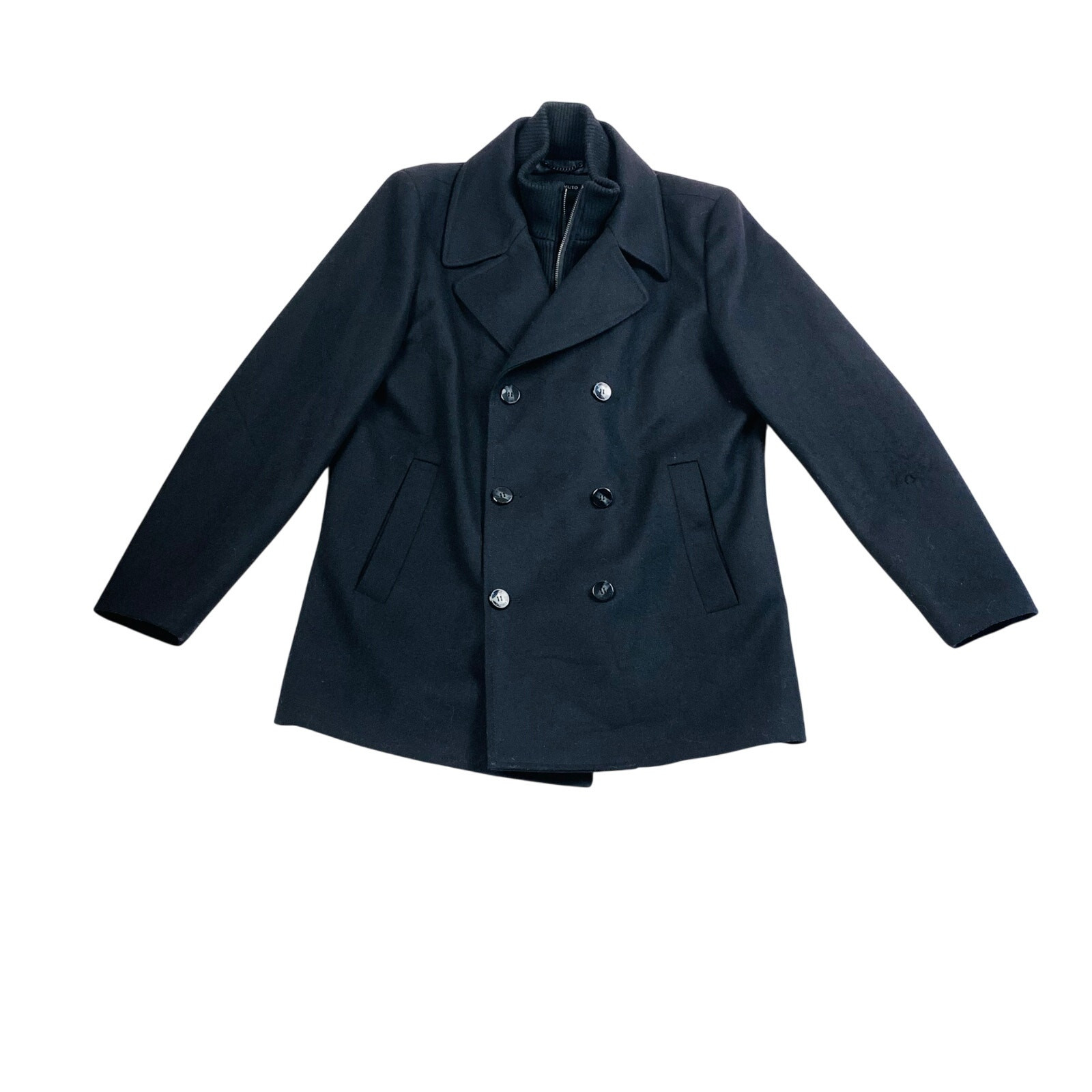 Vince Camuto Black Double Breasted Peacoat - Size M