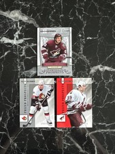 (3) Daniel Carcillo Brian McGrattan Josh Gratton Prized Prospects Rookie Card. rookie card picture