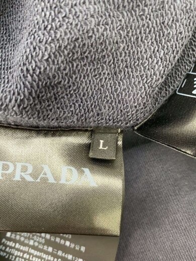 PRADA/Tag attached/Distressed/Cotton sweatshirt/L/Cotton/IDG/Solid/UJL69B// thumbnail 4