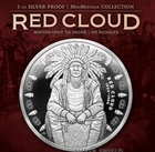 2026 - Chief Red Cloud -  1 oz .999 Fine Silver Shield PROOF MINIMINTAGE INSTOCK