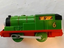 Thomas And Friends Trackmaster 2012 PERCY "Lights up" Motorized Train 65