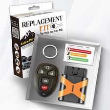 Simple Remote Car Key Fob Kit For Chevrolet 2009 2010 2011 2012 Malibu Kobgt04a