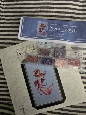 Stickvorlage +Perlenpaket Nora Corbett ''Cara Mia''