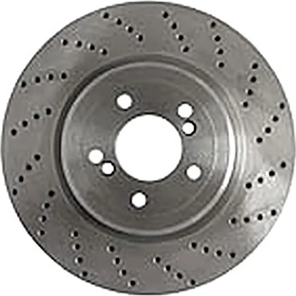 Rotor de freno de disco trasero izquierdo derecho Bendix 2 piezas para BMW M5 2006-2008 2009 2010 Foto 2 de 4