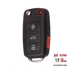 Uncut 3 1 Panic 4Buttons Folding Flip Remote Key Shell Cover Car Key Case 202AD