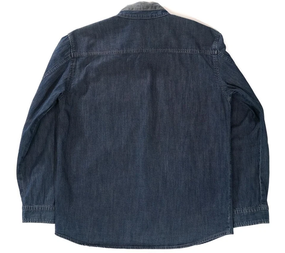 MARITHE FRANCOIS GIRBAUD Denim Shirt Size M Vintage Y2K Used - Image 3 of 4