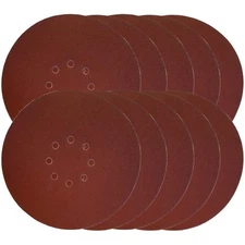 BN Products 9-Inch Hook & Loop Vacuum 60 Grit Drywall Sander Paper (10 Pack)