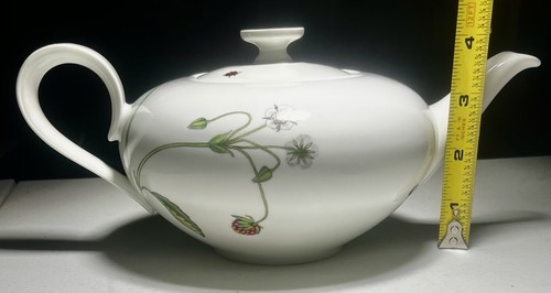 Rare Villeroy & Boch Wildberries 3-Cup Bone China Teapot & Lid ~ Germany Perfect - Picture 11 of 11
