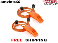 Hipat Emergency Whistle Super Loud Safety Whistle with Lanyard Ideal for Kayak