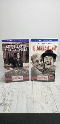 The Lavender Hill Mob & Kind Hearts and Coroner's VHS 2 Tapes British NEW SEALED