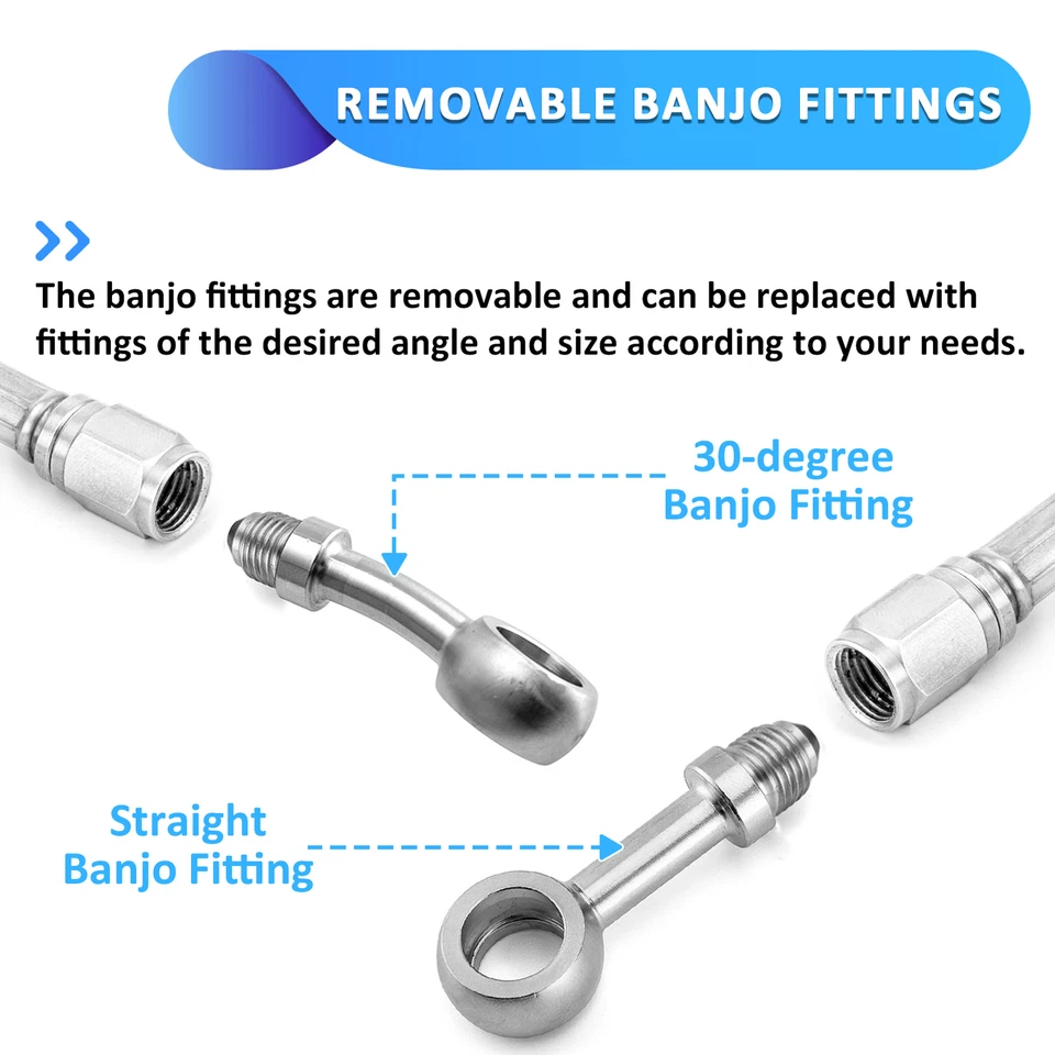 Kit de cables de manillar Softail 2015-2017 14" 16" para Harley Deluxe Breakout con ABS Foto 4 de 4