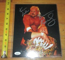 Kevin Sullivan Brian Knobbs Autograph signed 8 x 10 photo COA JSA WWE WCW WWF