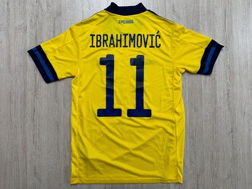 2020 2022 Home Schweden Fußball Trikot Swedewn Shirt Adidas S #11 IBRAHIMOVIC - Bild 2 von 18
