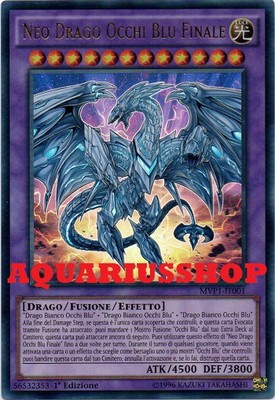 Yu-Gi-Oh Neo Drago Occhi Blu Finale MVP1-IT001 Ultra Rara ITA Seto 