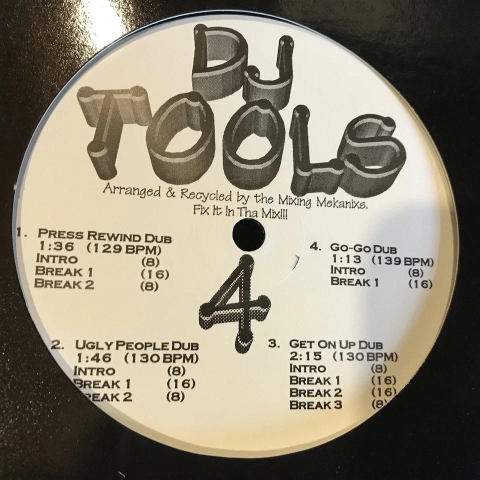 [EDM/DANCE/ELECTRONICA]~NM 12"~The MIXING MEKANIXS~DJ Tools Vol. 4~[2000]~ Foto 2 de 3
