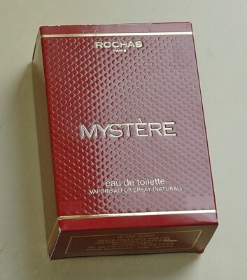 Vtg MYSTERE by ROCHAS spray EDT 1.7 oz 50 ml Discolor.lid Rare
