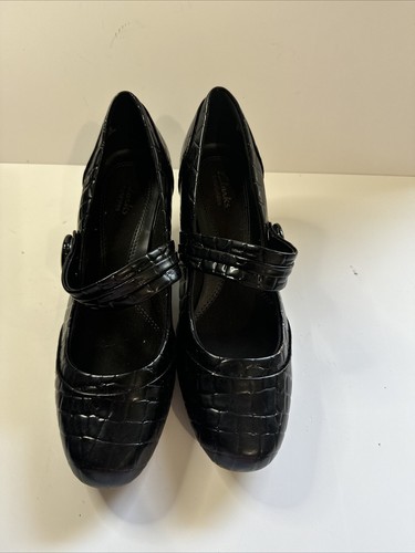 Clark’s Bendable Patton Maryjane Damen-Heels aus Leder Größe 10