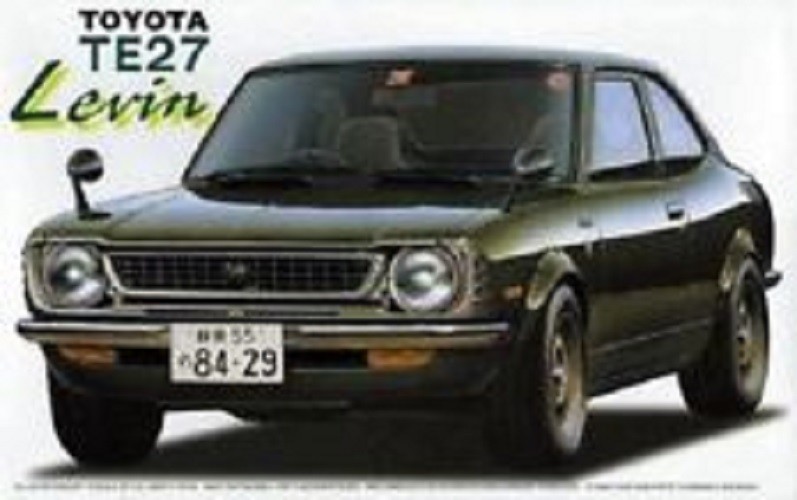 TOYOTA COROLLA LEVIN 1/20 プラモデル Fujimi ID-53 1/24 Toyota Corolla TE27 LEVIN 1972 Limited Ver. from