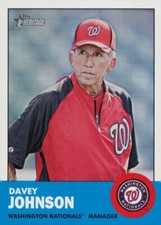 2012 Topps Heritage - Davey Johnson #402