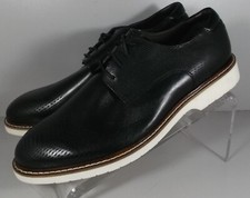 591627 SP50 ATWELL MEN'S SHOES 9 M BLACK LEATHER LACE UP JOHNSTON MURPHY
