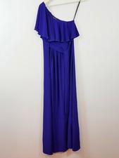 [ BARBARELLA ] Vintage Womens Layered One shoulder Maxi Dress NEW  | Size AU 12