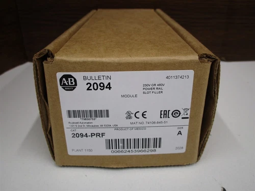 ALLEN BRADLEY 2094-PRF Slot Filler Power Rail 230V or 460V Ser A NEW AB 2094-PRF