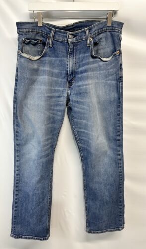 Levis 559, Mens 36x30, Faded Blue Relaxed Distres… - image 1