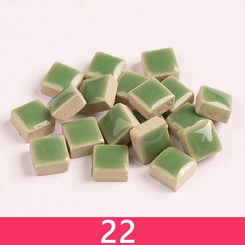 1cm 200g Carré Céramique Mosaïque Tuiles Main Matériaux DIY Mural Art Décoration - Afbeelding 46 van 50